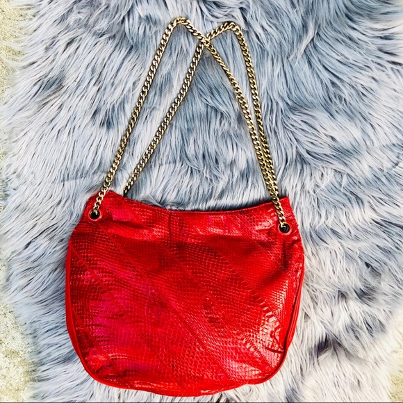Bags Vintage Snakeskin Chain Link Purse Poshmark